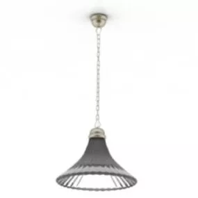 Black Round Chandelier 3d model