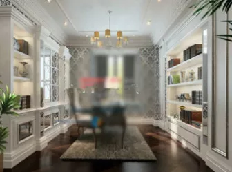 Interior Fresh Study Room Design 3d model Interior Fresh Study Room Design 3d model