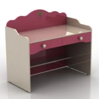 Children Desk Furniture 3d model Children Desk Furniture 3d model