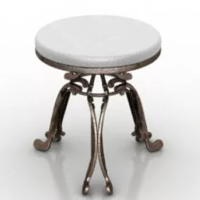 Decor Round Table 3d model