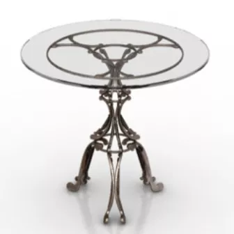 Decoration Metal Coffee Table 3d model Decoration Metal Coffee Table 3d model