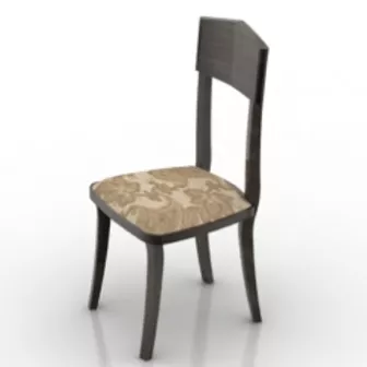 Vintage Single Old Chair 3d model Vintage Single Old Chair 3d model