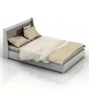 Simple Style Twin 3d model