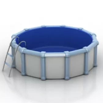 Rectangular Pool 3d model