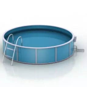 Round Pool 3d model