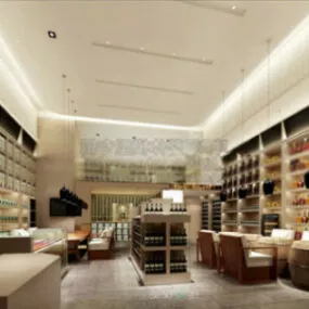 Commercial Shop 3d model