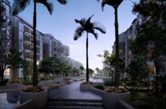Apartment Community Outdoor Scene 3d model Apartment Community Outdoor Scene 3d model