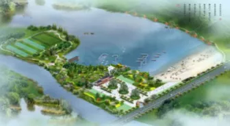 Lake Scenic Design 3d model Lake Scenic Design 3d model