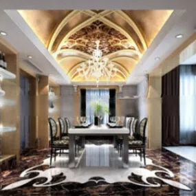 2013 Restaurant Design 3d model