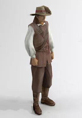 Character European And American 3d model Character European And American 3d model