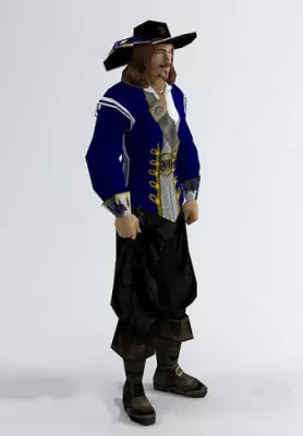Pirate Man Character 3d model Pirate Man Character 3d model