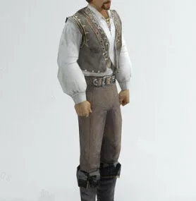 Jackets Men 3d model