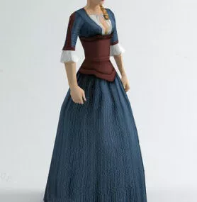 Aristocratic Women 3d model