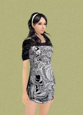 Character Counter Girl 3d model Character Counter Girl 3d model