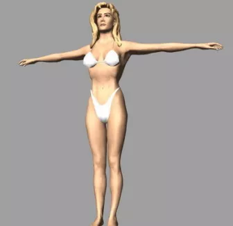Human Character Base Mesh 3d model
