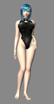Female Beach 3d model Female Beach 3d model