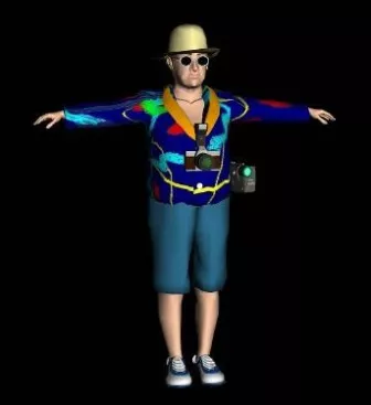 Pant For Girl 3d model