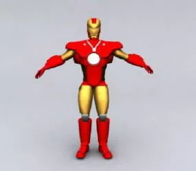 Cartoon Super Soldier 3d model