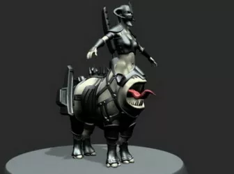 Final Fantasy Character Seeq 3d model