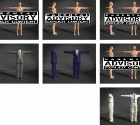 Collection Man 3d model