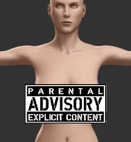 Upper Part Body Female 3d model
