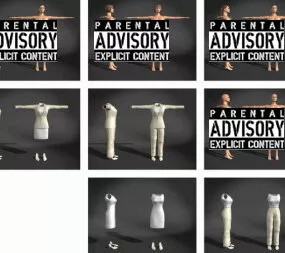 Collection Woman 3d model
