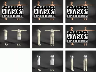 Collection Woman 3d model Collection Woman 3d model