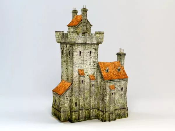 Classic Castle Architecture 3d model