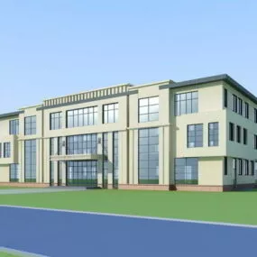 Small Office Building 3d model