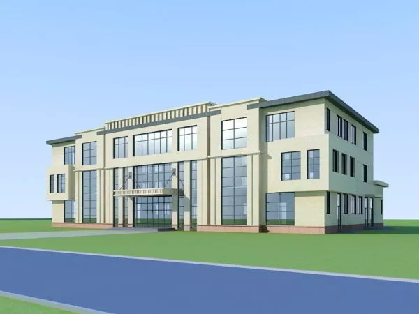 Small Office Building 3d model Small Office Building 3d model