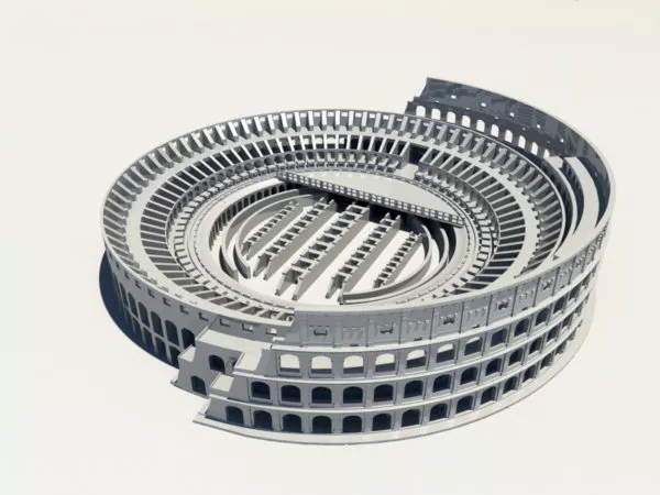 Rome Dome Architecture 3d model