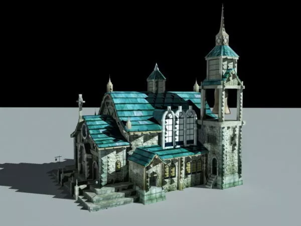 Gothic Tower 3d model