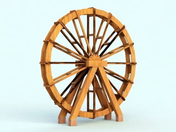 Tire Mag Wheel 3d model