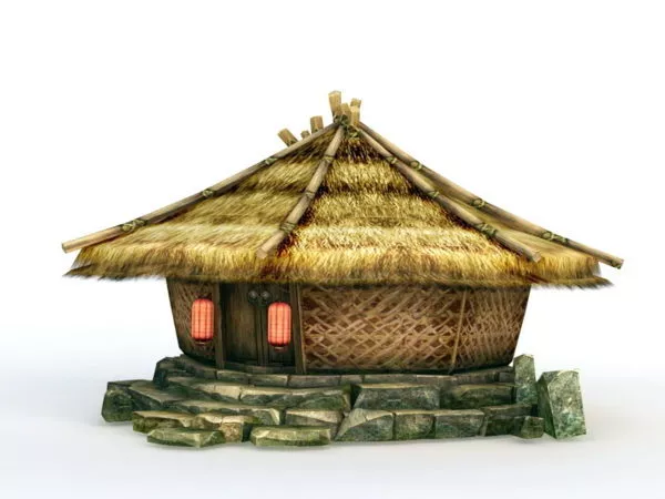 Brick Hut 3d model