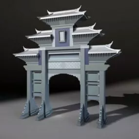 Chinese Paifang 3d model