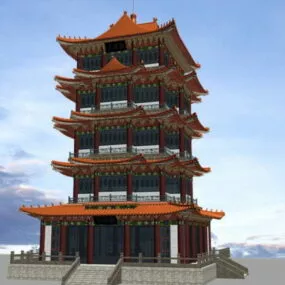 Chinese Pagoda 3d model