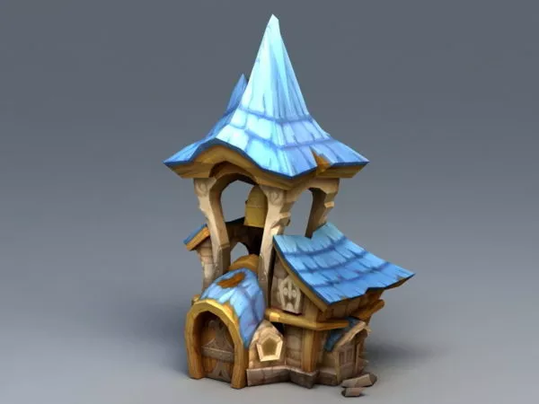 Cartoon Medieval House 3d model Cartoon Medieval House 3d model