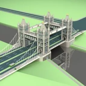 Tower Bridge 3d model