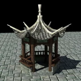 Antique Pavilion 3d model