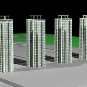 High-rise Condominium Buildings 3d model