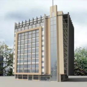 Hotel Architecture 3d model