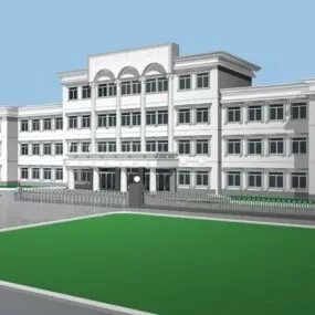 Local Government Building 3d model