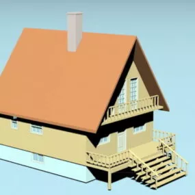 Country Cabin 3d model