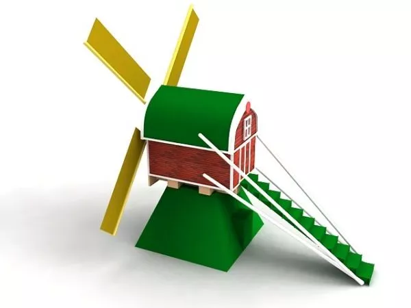 Windmill Structure 3d model