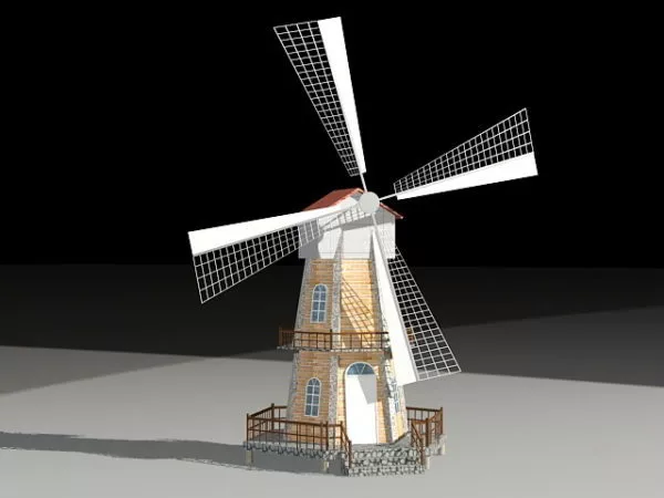 Windmill Structure 3d model