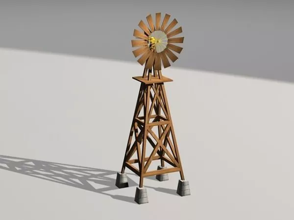 Old Windmill 3d model Old Windmill 3d model
