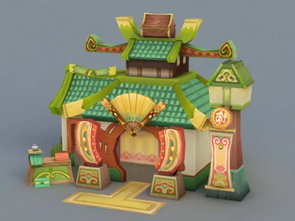 Appliance Store Shophouse 3d model