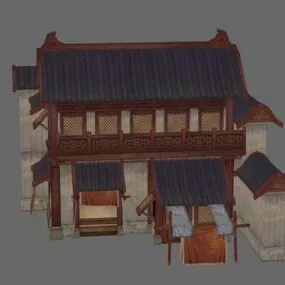 Ancient Chinese Shop 3d model
