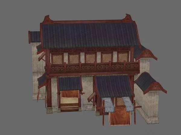 Ancient Chinese Shop 3d model Ancient Chinese Shop 3d model