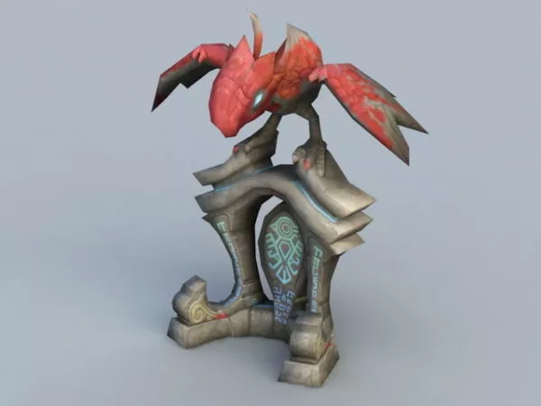 Cartoon Bird Sculpture 3d model Cartoon Bird Sculpture 3d model